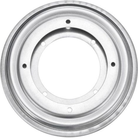 Plateau tournant de 13,8 cm (5,5 pouces), support pivotant, plateau tournant rond, pour bureau, argent. (1/5)