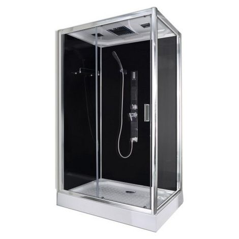Bagno Italia Box doccia idromassaggio 80x120 cm montaggio rapido quick line radio bluetooth (1/3)