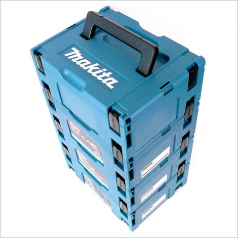 Coffret Makpac 2 systèmes de rangement – 4 pièces – Largeur 39,5 cm, Hauteur 15,5 cm – Construction robuste pour outils et accessoires (1/5)
