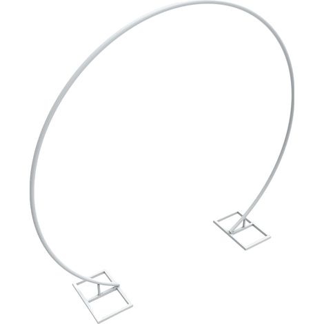 Support d'Arche de Mariage, Métal Fer Résistant, Design Élégant Blanc (1/2)