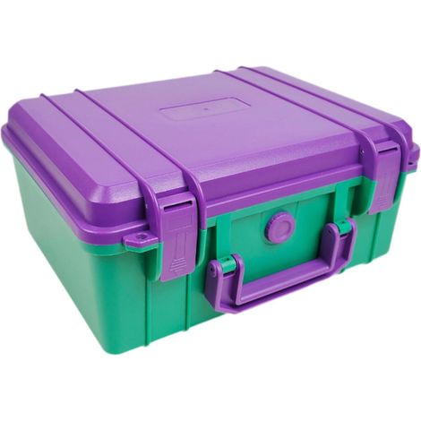 Boite A Outils Etanche - Coque Rigide En PP - Verrouillable Avec Serrure A Clef - Poignee Ergonomique - Pour Equipements Exterieurs Et Electroniques - 1 Unite (1/5)