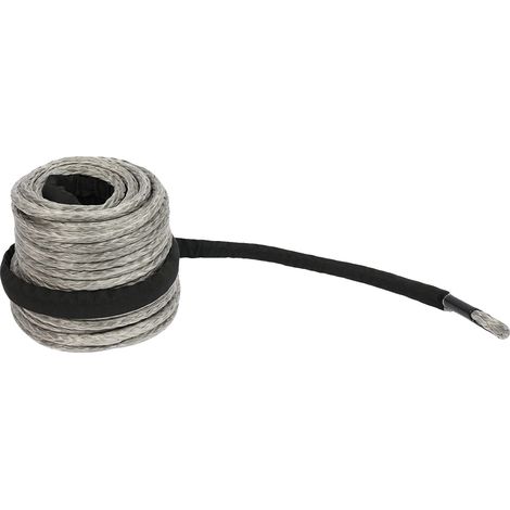 Cavo per verricello, carico di rottura 10,5T, lunghezza 30m, grigio chiaro (1/2)