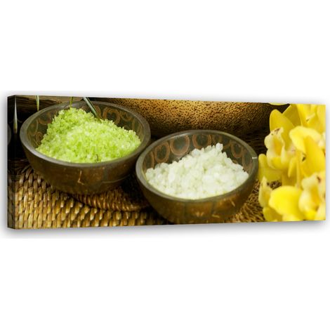 Tableau sur toile Composition Spa Zen 90x30 (1/5)