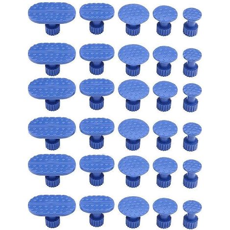 30 languettes de débosselage sans peinture pour carrosserie automobile, outils de réparation avec colle (1/4)