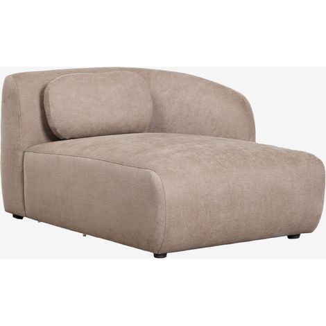 Modulo chaise longue destro per divano modulare in ciniglia Coquette SKLUM