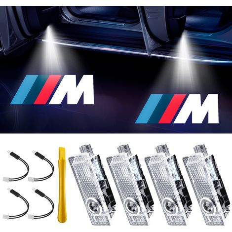 Luz de posición de puerta de 12 V para BMW E53 1995-2002 E39 1999-2006 E52 2000-2003 528i 1998, luz de bienvenida LED, modelo B (1/4)