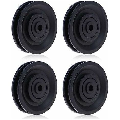 Poulie Musculation Pectoraux Poulie Musculation Murale Cable Poulie Musculation Poulie 75mm Poulie Nylon 75mm 4 Pièces (1/4)