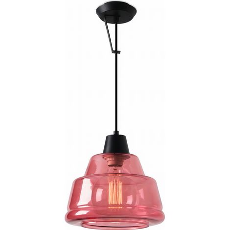 Leds-C4 - Luminaire suspendu mural / dôme à 1 lumière, magenta, E27 (1/5)