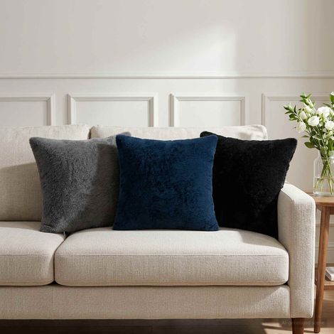 Housse de coussin 2 pc HOUTEN Bleu marine 35 x 35 cm (1/5)