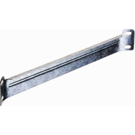 Cyclingcolors – Raidisseur d'angle de lit plat 387mm – Acier pour cadre à lattes – 4 trous oblongs 7x14,5mm – Renfort pour sommier (1/2)