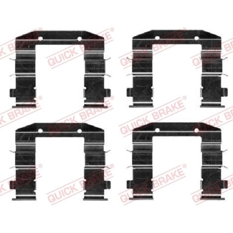 Kit d'accessoires, plaquette de frein à disque Quick Brake 109-0037 HYUNDAI