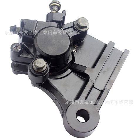 Pièces de moto compatibles avec l'étrier de frein arrière Italika 170z, 200z et 250z, pompe de frein à disque de cylindre inférieur (noir). (1/4)