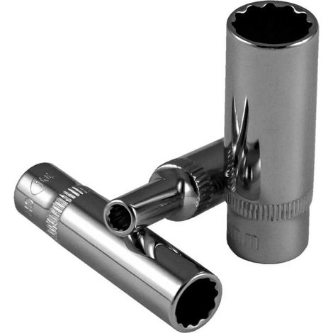 Chiave a bussola jbm xzn socket bit finitura cromata lunghezza 50mm