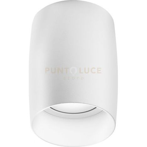 GFA1220- FARETTO ORIENTABILE BIANCO 1 LUCE ATTACCO GU10 TONDO D.8CM H.11,5CM