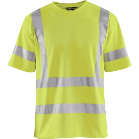 Blakläder Warnschutz T-Shirt, gelb, Unisex-Größe: 2XL