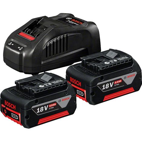 2 GBA 18V 5,0Ah Akkus + GAL 1880 CV Ladegerät - BOSCH - 1600A00B8J
