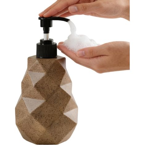 Distributeur de savon liquide pour salle de bain, en résine avec pompe.-AquaForge (1/5)