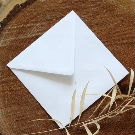 Enveloppes couleur 164 x 164 mm, lot de 50
