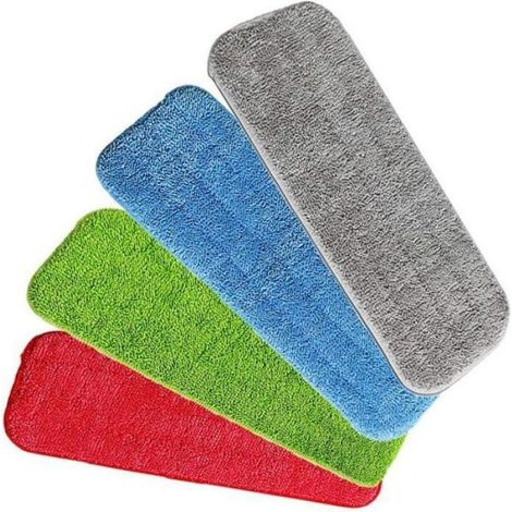 4pcs Vadrouille de Nettoyage pour Balai Vaporisateur Vorfreude et Toutes les Serpilleres Spray & les Serpilleres Lavables (1/4)