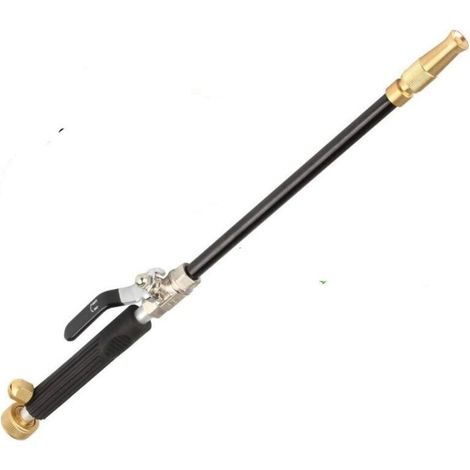 Buse de tuyau haute pression pour tuyau d'arrosage, pistolet de lavage haute pression, pistolet à eau portable Hydrojet haute pression pour nettoyage du jardin et des trottoirs (1/5)