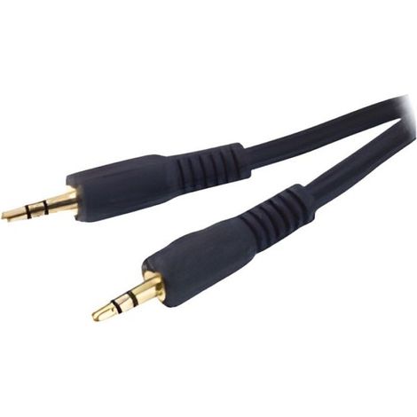 Câble Audio - Mini Jack Stéréo 3,5 Mm - Pour Smartphone Tablette Ordinateur Portable - 1,5 M