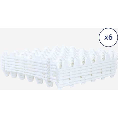 Alvéoles Blanches 30 œufs - Lot de 6 - Gilac (1/3)