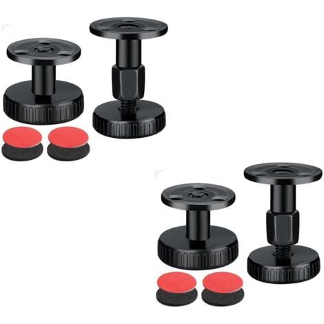 Adjustable wall-mounted bed wedges, 4-piece adjustable threaded bed frame, anti-wobble telescopic support tool, adjustable bed frame stabilizer for beds, tables, sofas, wardrobes (30-68 mm)--DTEKGAZ