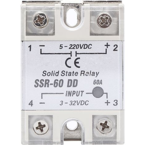 Relais statique DC/DC SSR avec interrupteur sans contact, haute qualité SSR60 DD 5-220 V CC (1/5)