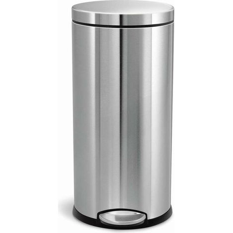 Simplehuman - Poubelle 30 L, inox brossé CW1810 (1/5)