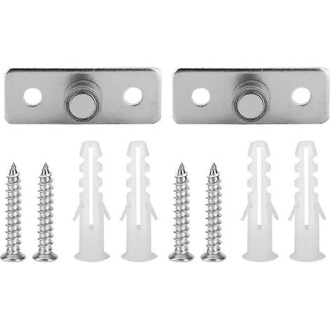 2Pcs Guide de sol pour porte coulissante en acier inoxydable, accessoires de quincaillerie pour glissière de grange (1/5)