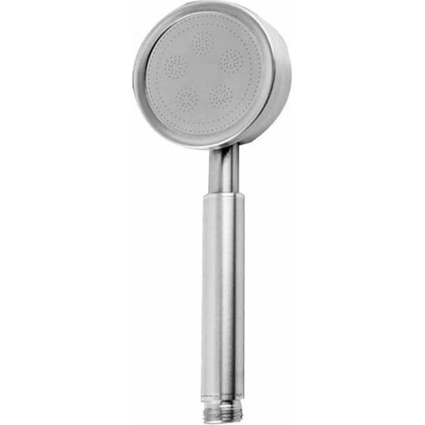 Ensemble de douche 3 pièces pour salle de bain : pommeau de douche, filtre anti-goutte, douchette, flexible de 1,5 m et support inclus. (1/4)