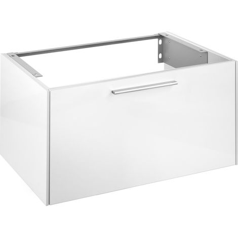 Keuco Royal 60 Meuble sous-lavabo 32141, 1 tiroir à casseroles, 700 x 400 x 535 mm, Corps/Avant: Anthracite Matt - 32141440000 (1/2)