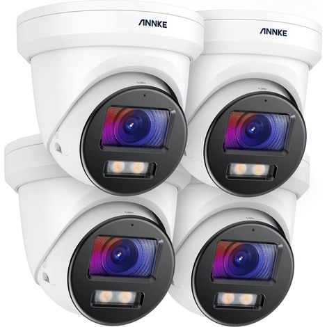 ANNKE NC800 4K PoE IP Überwachungskamera Außenbereich Farbnachtsicht IP67 wasserdicht Kamera,4PCS (1/5)