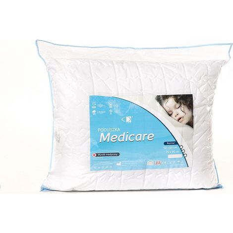 Antiallergisches Kissen 40x40 Medicare 100 % Mikrofaser weiß AMW