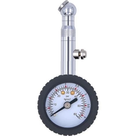Manometre Pression Pneu, Jauge de Pression de Pneu Numérique Haute Précis 60 PSI, Portable Jauge de Pression, pour Voiture Camion SUV Moto Vélo (1/5)