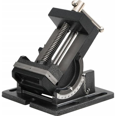 Étau inclinable de perceuse à pression manuelle 110 mm vidaXL (1/8)