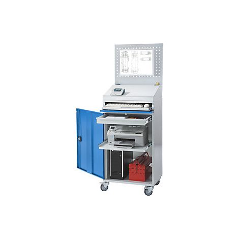 eurokraft pro  Postazione di lavoro per computer  lamiera