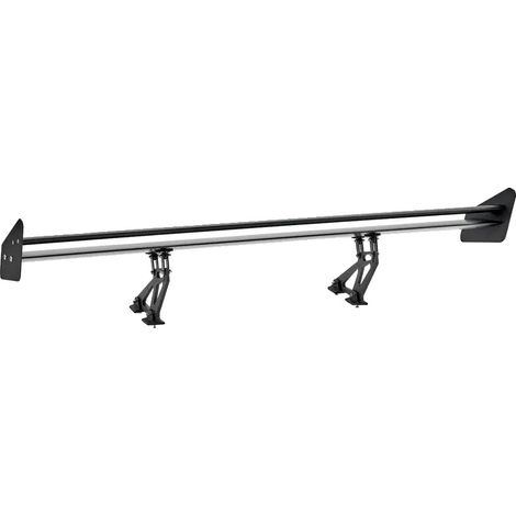 Alerón trasero, material de aluminio, 1350 mm de longitud, ajuste universal, diseño ajustable de doble nivel, construcción ligera. (1/5)