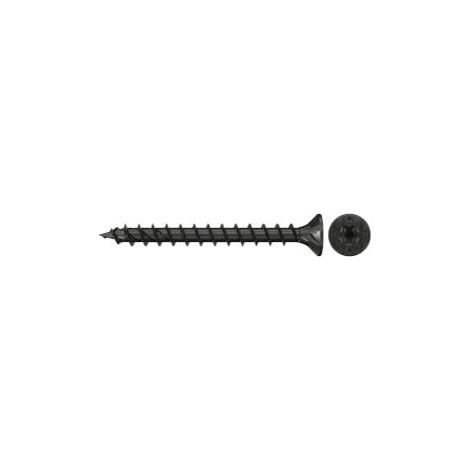 fischer Spanplattenschraube PowerFast FPF II CTF 5,0 x 30 BLC 18 Senkkopf Innenst. TX Vollgew. schwarz verz. - 578643 (1/3)