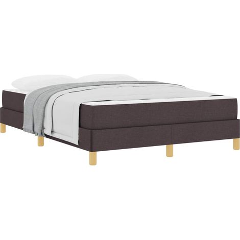 Maison Exclusive - Boxspringbett mit Matratze Dunkelbraun 140 x 2