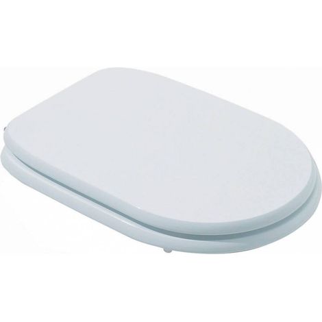 Copriwater In Legno Sintesi Bianco - 4 Pz