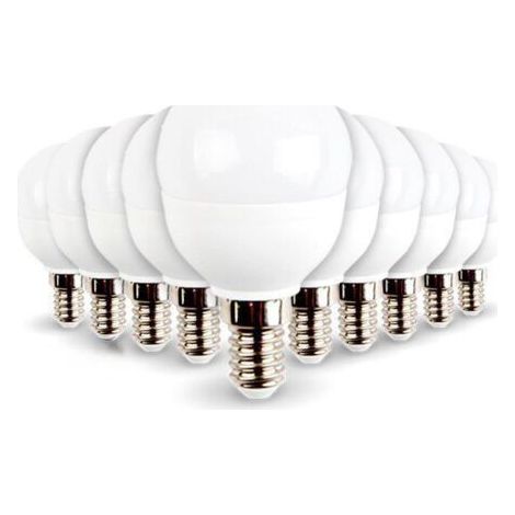 ZOLGINAH 10 Pack E14 Mini Globo Bombilla LED 5.5W 470 Lumens Eq 40W  Temperatura de color: Blanco cálido 2700K (1/3)