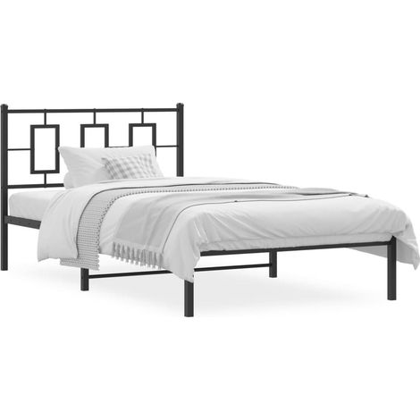 Maison Exclusive - Estructura cama sin colchón con cabecero metal (1/5)