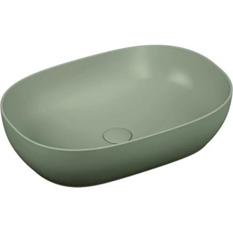 Vasque à poser ovale VITRA Outline - taupe mat