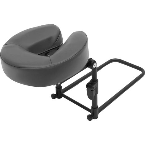 Massagebett-Set, Memory-Schaum-Kissen, verstellbare Unterstützung, GRAU (1/2)