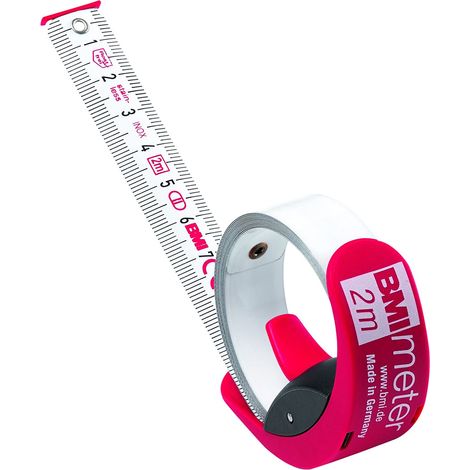 BMI Taschenbandmaß BMImeter 429 3 m Breite 16 mm Teilung mm/inch Edelstahlband