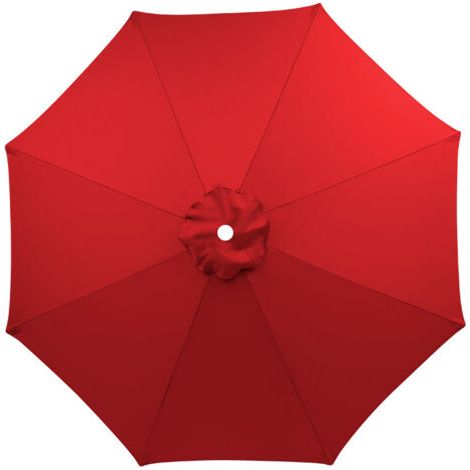 Toile de Remplacement pour Parasol 8 Branches – Housse de Parasol Banana, Résistante aux UV et Imperméable, Parasol de Jardin, Toile de Remplacement en Toile de Haute Qualité(Rouge foncé,230CM) (1/3)