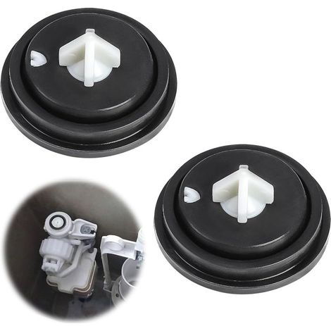 2PCS Rondelles de Diaphragme de Soupape, Rondelles de Joint Chasse d'Eau WC, Membranes pour Robinet Flotteur, Joints de Diaphragme à Entrée Latérale pour l'Entretien des Chasses D'eau des Toilettes (1/4)