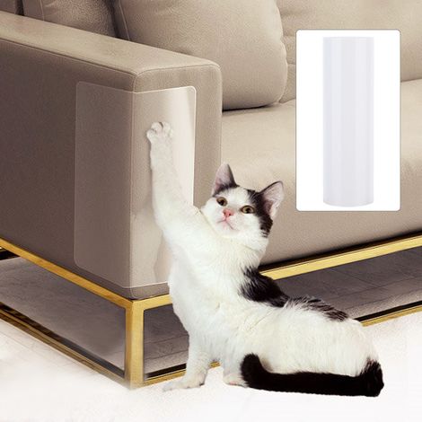 Lot de 2 protections autocollantes anti-griffures pour canapé et meubles (taille M) (1/5)