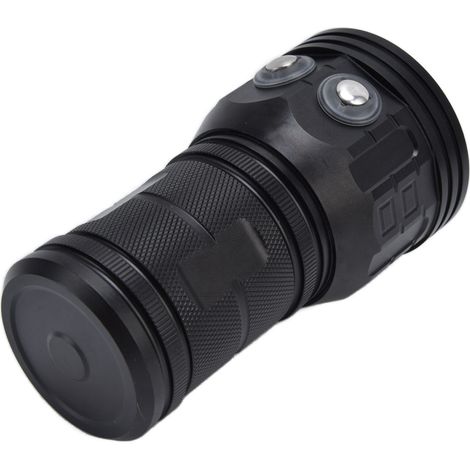 Lampe torche étanche IPX8 pour la plongée, éclairage d'appoint sous-marin jusqu'à 80 m, lampe torche pour la photographie et la pêche en extérieur. (1/5)
